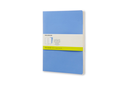 MOLESKINE Volant Notizheft XL 890587 blau,blanko 2 Stck