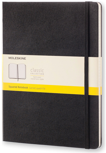 MOLESKINE Notizbuch XL 895292 kariert schwarz