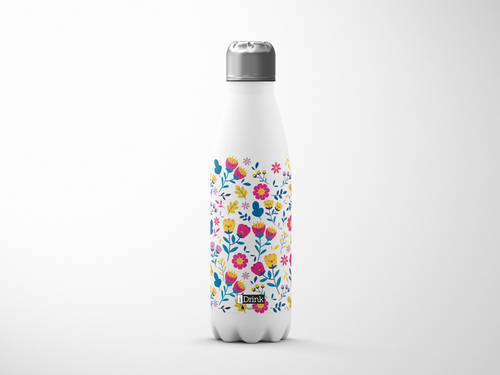 I-DRINK Thermosflasche 500ml ID0016 Flowers