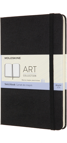 MOLESKINE Skizzenbuch HC 18.2x11.8cm 603098 Medium, schwarz, 88 Seiten