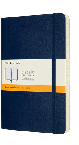 MOLESKINE Notizbuch SC L/A5 606259 liniert,saphir,192 S.
