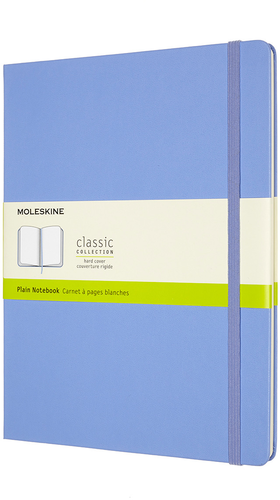 MOLESKINE Notizbuch HC XL 850840 blanko,hortensienblau,192 S.