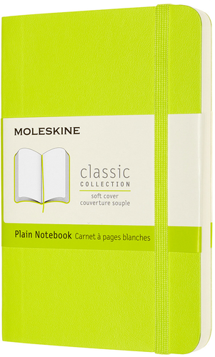 MOLESKINE Notizbuch SC Pocket/A6 850987 blanko,limetten grn,192 S.