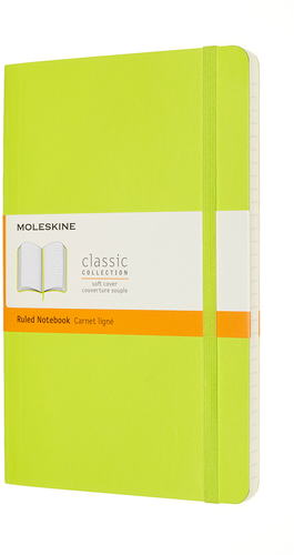 MOLESKINE Notizbuch SC L/A5 850994 liniert,limetten grn,192 S.