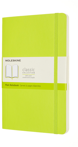 MOLESKINE Notizbuch SC L/A5 851007 blanko,limetten grn,192 S.