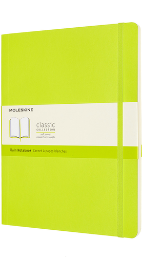 MOLESKINE Notizbuch HC XL 851021 blanko,limetten grn,192 S.