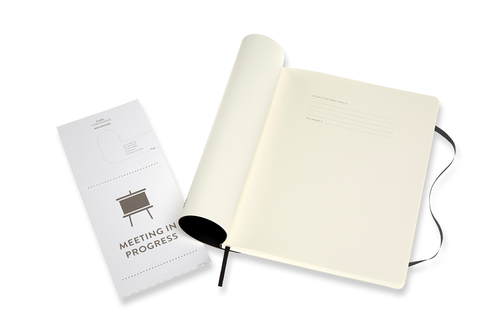 MOLESKINE Notizbuch Pro 25x1,3x19cm 620831 schwarz, 192 Seiten