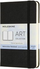 MOLESKINE Aquarell-Notizbuch HC P/A6 626741 schwarz, 60...