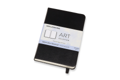 MOLESKINE Aquarell-Notizbuch HC P/A6 626741 schwarz, 60...