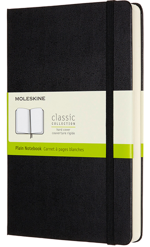 MOLESKINE Notizbuch HC L/A5 628004 liniert, schwarz, 240 Seiten