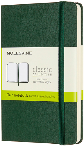 MOLESKINE Notizbuch HC P/A6 629032 blanko, myrtengrn,192 Seiten