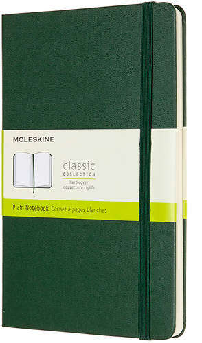 MOLESKINE Notizbuch HC L/A5 629070 blanko, myrtengrn, 240 S.