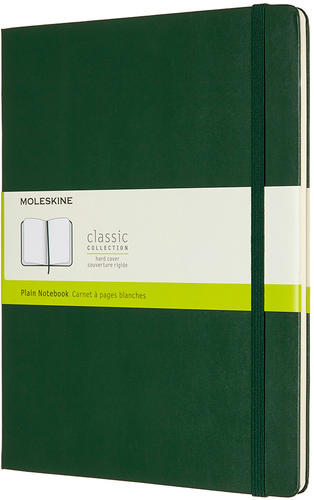 MOLESKINE Notizbuch XL HC 25x19cm 629117 blanko, myrtengrn, 192 S.