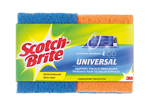 SCOTCH-BRITE Universal Schwamm UNNS2CH blau/orange 2 Stck