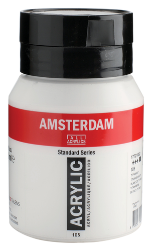 TALENS Acrylfarbe Amsterdam 500ml 17721052 Titanweiss