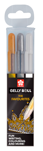 SAKURA Gelly Roll 0.5mm POXPGBMIX3A Mix ass. 3 Stck
