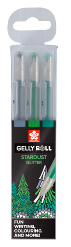 SAKURA Gelly Roll 0.5mm POXPGBSTA3B Startdust Glitter Forest 3 St.
