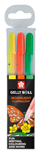 SAKURA Gelly Roll 0.5mm POXPGBMOO3B Moonlight Happy 3 Stck