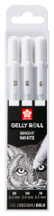 SAKURA Gelly Roll 0.3/0.4/0.5mm POXPGBWH3C White 3...