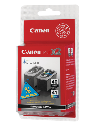 CANON Multipack Tinte schwarz/color PG40/CL41 PIXMA iP 2200 16/3x4ml