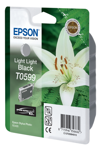 EPSON Tintenpa. K3 light light black T059940 Stylus Photo R2400 520 Seiten