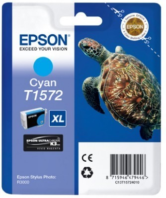 EPSON Tintenpatrone cyan T157240 Stylus Photo R3000 26ml