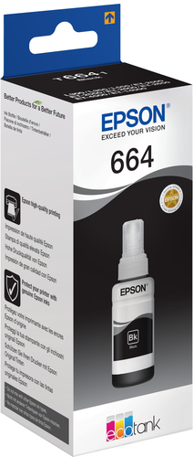 EPSON Tintenbehlter 664 schwarz T664140 EcoTank L355/L555 4000 Seiten