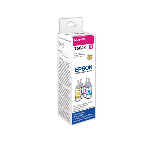 EPSON Tintenbehlter 664 magenta T664340 EcoTank L355/L555 6500 Seiten