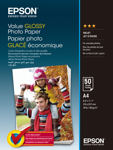 EPSON Value Photo Paper A4 S400036 InkJet 183g 50 Blatt