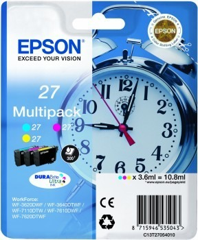 EPSON Multipack Tinte CMY T270540 WF 3620/7620 300 Seiten