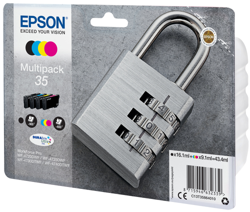 EPSON Multipack Tinte CMYBK T358640 WF-4720/4725DWF 4-color