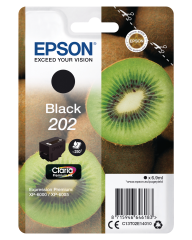 EPSON Tintenpatrone 202 schwarz T02E140 XP-6000/6005 250...