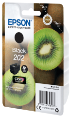 EPSON Tintenpatrone 202 schwarz T02E140 XP-6000/6005 250...