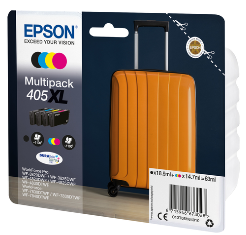 EPSON Multipack Tinte 405XL CMYBK T05H64010 WF-7830DTWF 4-color