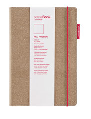 TRANSOTYPE senseBook RED RUBBER A5 75020502 kariert, M,...