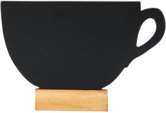 SECURIT Tischkreidetafel CUP-3 FBT-CUP-3 schwarz, 3...