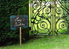 SECURIT Gartenstecker SILHOUETTE FBS-RECTANGLE schwarz 73.5x45x0.2cm