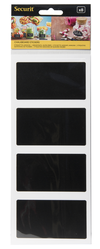 SECURIT Kreidetafel-Sticker RECT CS-RECT-8 schwarz 4.7x8x0.004cm