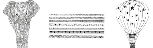 SECURIT Fensterschablone WINDOODLE WD-3A3-KD A3 Kids 3 Stck