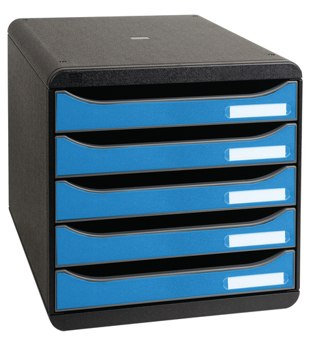 EXACOMPTA Schubladenbox CleanSafe A4+ X3097100D blau
