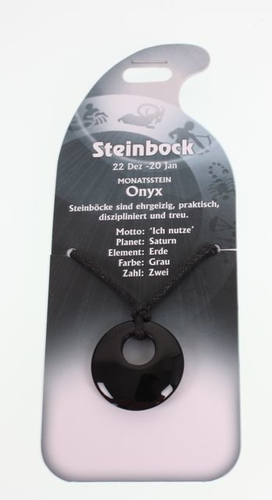ROOST Halsband Steinbock G258 Onyx