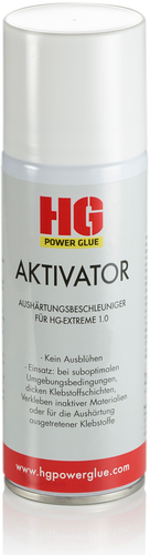 HG POWERGLUE Aktivator-Spray 200ml 400200 Aushrtungsbeschleuniger