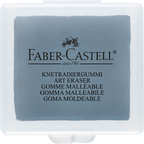 FABER-CASTELL Knetgummi ART Eraser grau 127220 49x49x14mm