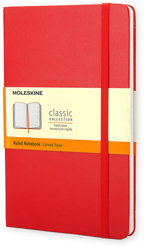 MOLESKINE Notizbuch Classic A5 004-8 liniert rot
