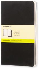 MOLESKINE Notizheft Cahier A5 497-0 blanko, schwarz 3...