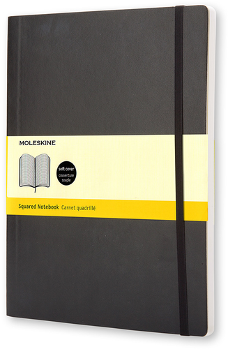 MOLESKINE Notizbuch Soft XL 724-7 kariert schwarz