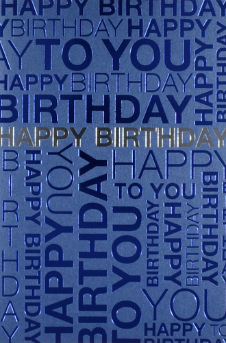 ABC Geburtstagskarte Text 0162182 blau B6
