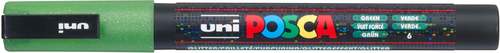 UNI-BALL Posca Marker 0.9-1.3mm PC-3ML GREEN glitzer grn