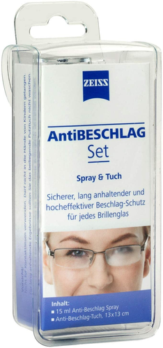 ZEISS Anti Beschlag Set 0573-916 Spray & Tuch 2-teilig