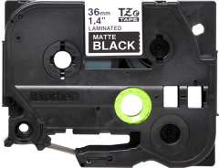 PTOUCH Band matt lamin. weiss/schwarz TZE-M365...